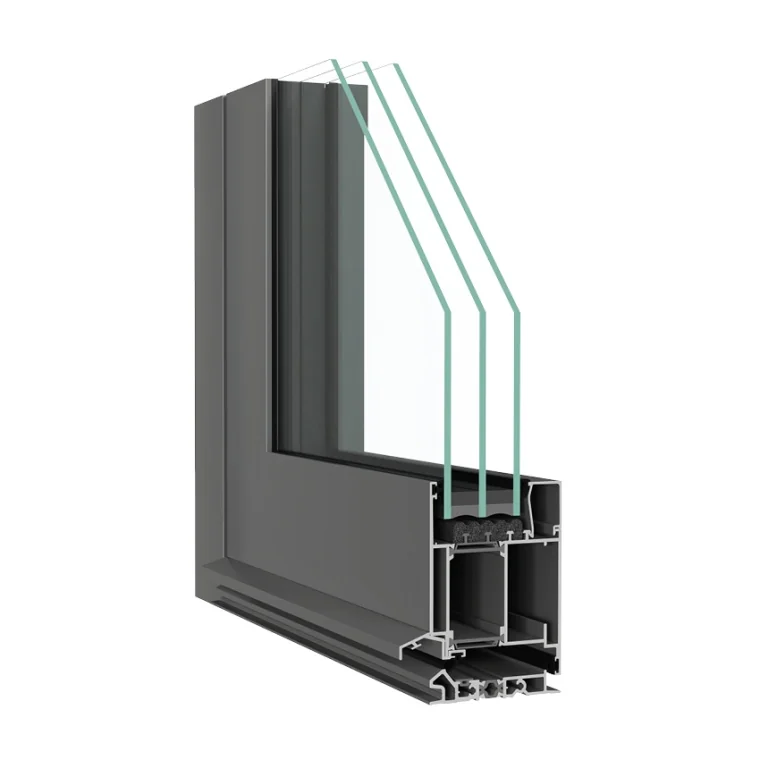 Sezione del profilo NormPro Plus alluminio porta d'ingresso